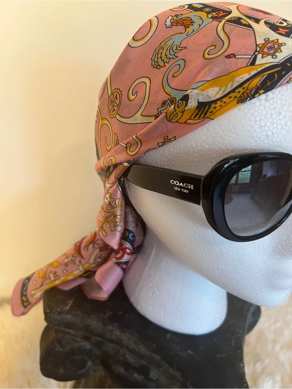 Coach Black Alexa Cat Eye Sunglasses